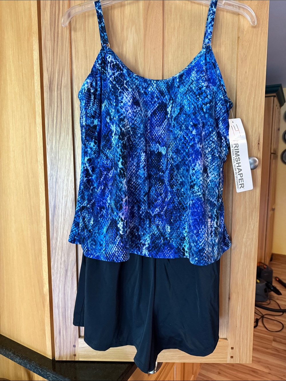 TRIMSHAPER one piece swimsuit 14 new with tags